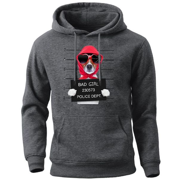 

men's hoodies & sweatshirts pullovers dept funny dog fashion gift man's sweatshirt autumn winter warm crewneck tracksuit top, Black