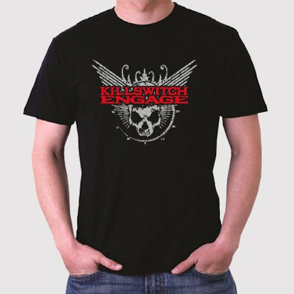 

Killswitch Engage Metalcore Logo Men's Black T-Shirt Size S to 3XL, White;black