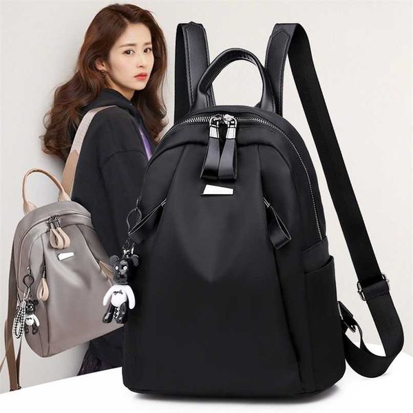 

backpacks for women cool bear hight quality casual oxd female larger capacity backpack travel bag 211215
