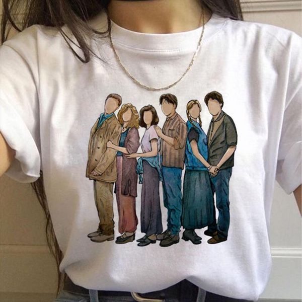 

friends tv show ladies men t shirt ullzang and womens harajuku cartoon print female 90s graphic friend tee, White;black
