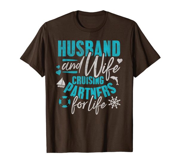 

family cruise shirt husband wife cruising vacation gift, White;black