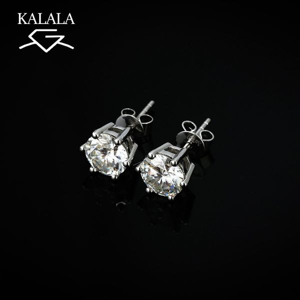 

classic 925 silver moissanite romantic luxurious earrings valentine's day anniversary gift, Golden;silver