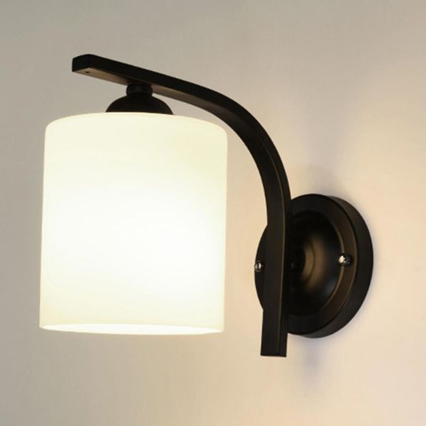 

modern nordic wall light lamps indoor lighting led glass lampshade iron lamp bedside lights bedroom decor arts for home