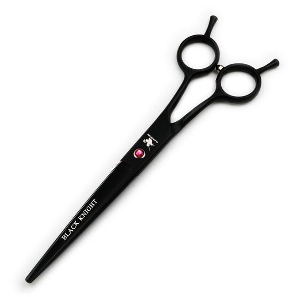 

hair scissors 7 inch hairdressing professional pet grooming barber cutting shears with bag for dogs black style
