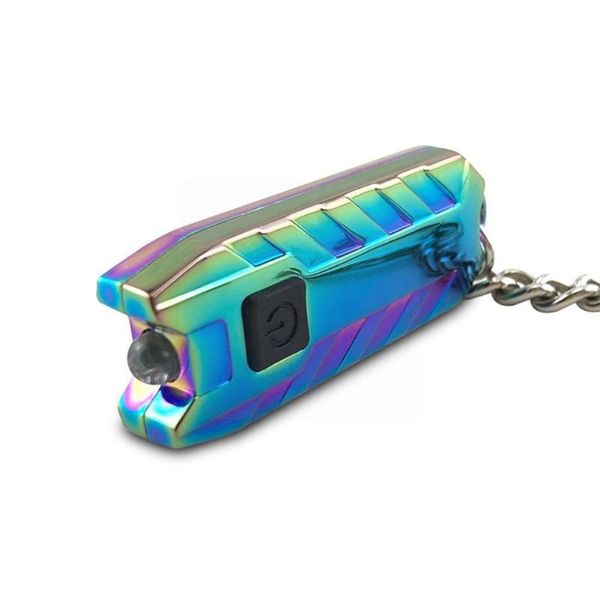 

keychains car rechargeable usb keychain luminous rainbow parts metal tuning alloy color racing c4y7, Silver