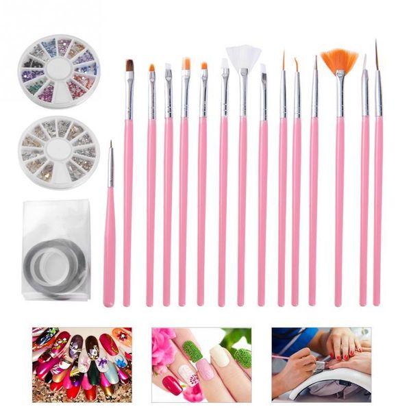 

nail art kits professional pen brush set line drawing painting striping tape manicure tool