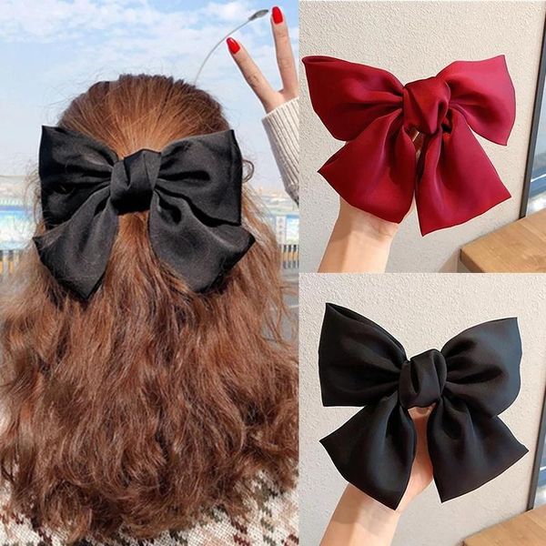 

hair accessories 2021 big bows sweet cute headband fabric elastic band women girls fashion korean clip