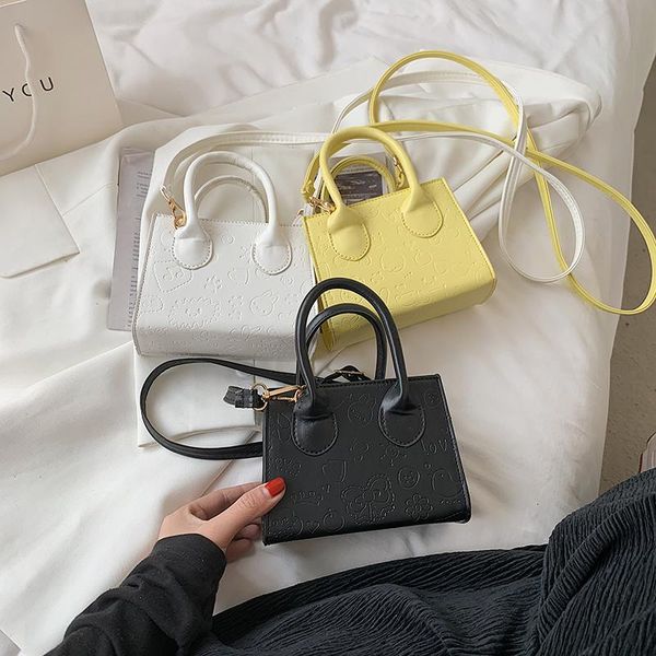 

evening bags high sense of western style bag female summer trendy fashion one-shoulder messenger texture portable small square