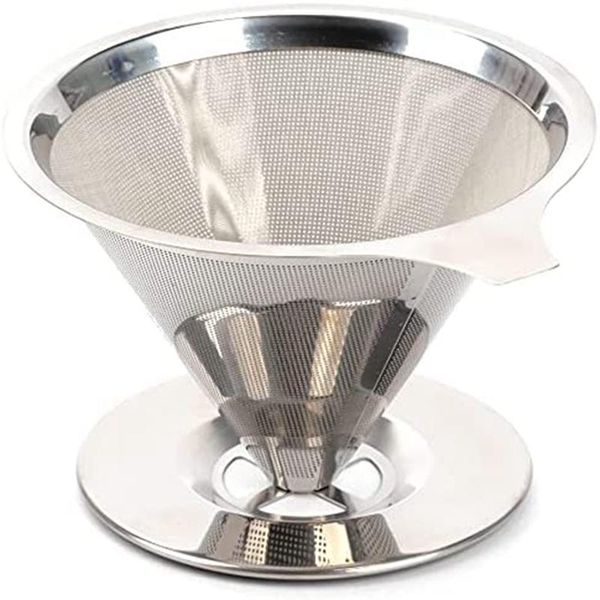 

coffee filters pour over dripper reusable drip cone filter portable maker home office camping
