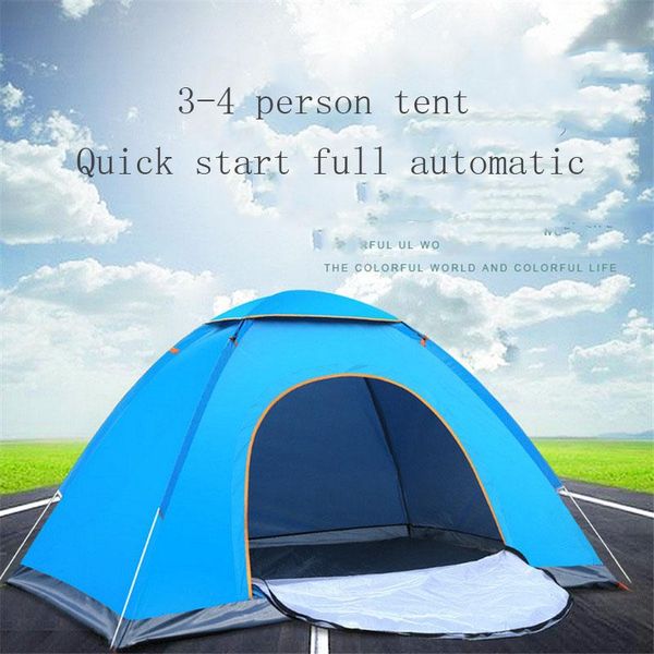 

2-3 person waterproof outdoor foldable up open tent camping hiking beach travel uv protection sunshelter tents and shelters