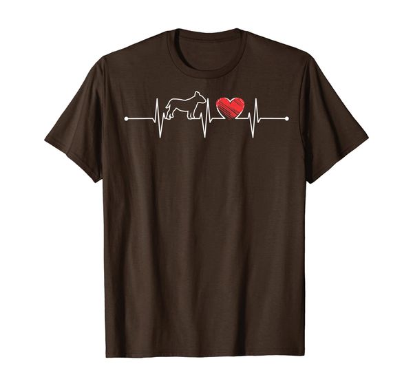 

Bull Terrier Heartbeat Gift EKG Pet Dog Lover Funny Cute T-Shirt, Mainly pictures