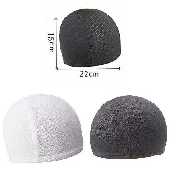 

anti-sweat quick dry helmet cycling breathable outdoor sun protection cap rw caps & masks, Black