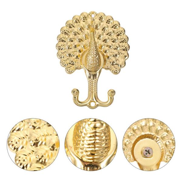 

other home decor 1 pair european curtain hooks alloy animal hook wall mounted tiebacks