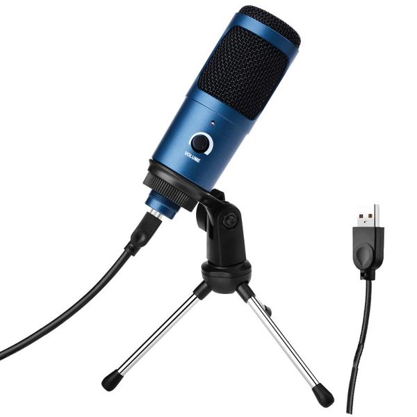 

microphones usb condenser microphone metal recording microfine for game live meeting conference lapwindows cardioid studio