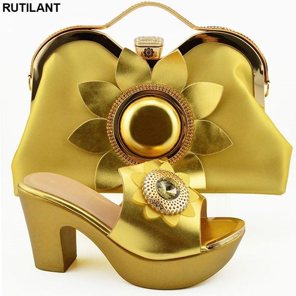 

italian designer shoes and bag matching set decorated with rhinestone women shoe in italy wedding pumps dress, Black