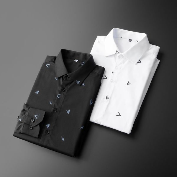 

spring and autumn new korean fashion business work dress leisure youth men's long sleeve shirt, White;black