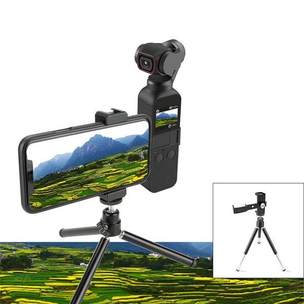 

mobile phone bracket mount for dji osmo pocket 2 desktripod support holder clip handheld gimbal camera accessories tripods