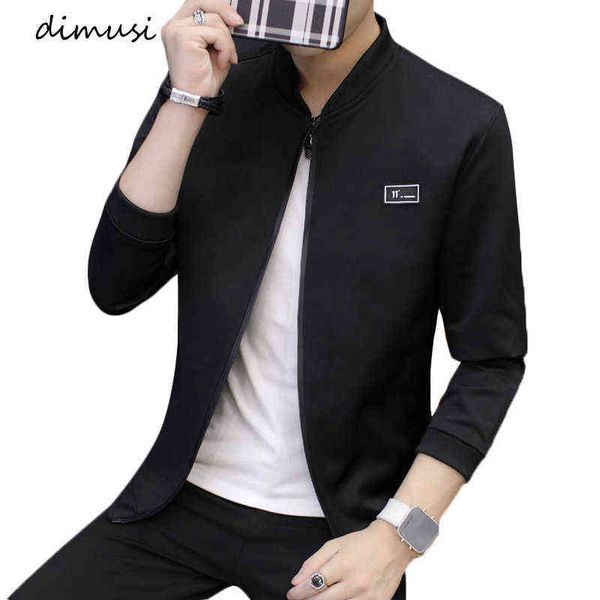 

dimusi mens bomber zipper jacket winter male fleece warm coats casual streetwear hip hop slim fit baseball jackets mens clothing y1122, Black;brown