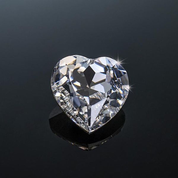 

szjinao real 100% loose gemstones moissanite stone 5ct 11mm d color vvs1 heart shape diamond lab grow with gra certificate gem, Black