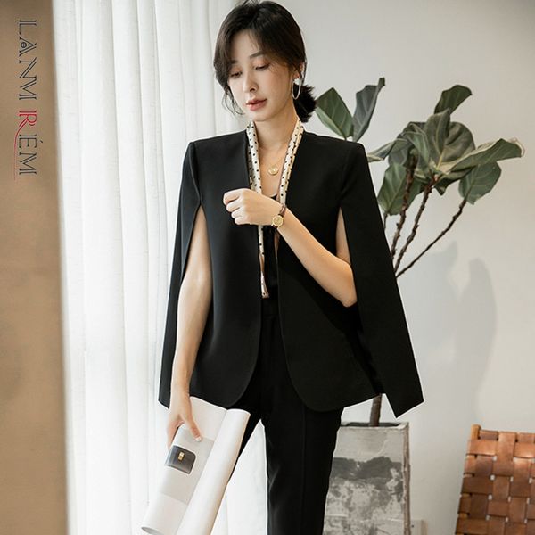 

elegant women's blazer jacket casual irregular office lady suit coat spring autumn korean fashion 2d1010 210507, White;black