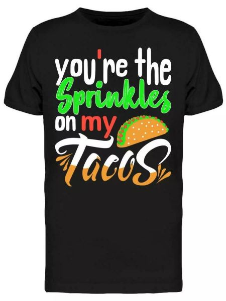 

Sprinkles On My Taco Tee Men's -Image by Shutterstock, White;black