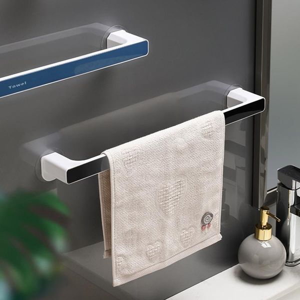 

towel racks self-adhesive holder rack wall mounted punch-bathroom organizer bar hook kitchen wipes hanging hanger