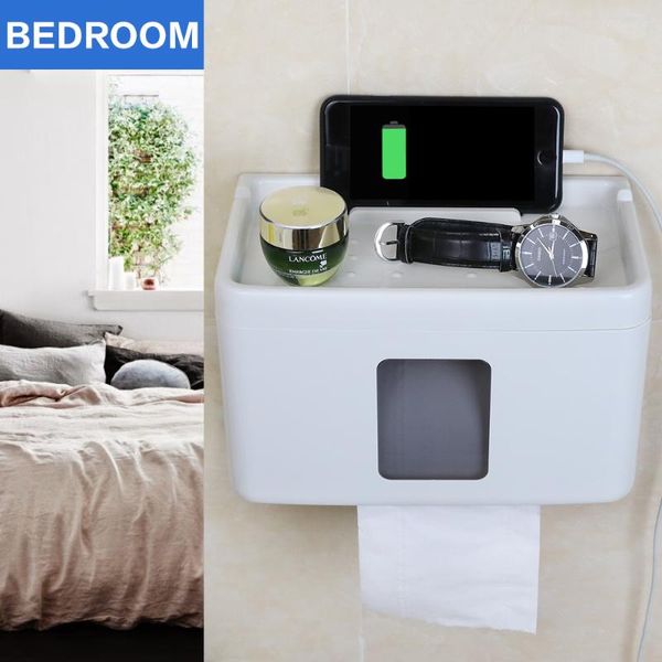 

multifunction 360 degree water proof phone holder wall mounted paper with tablet pc shelf for kitchen bedroom toilet etc holders