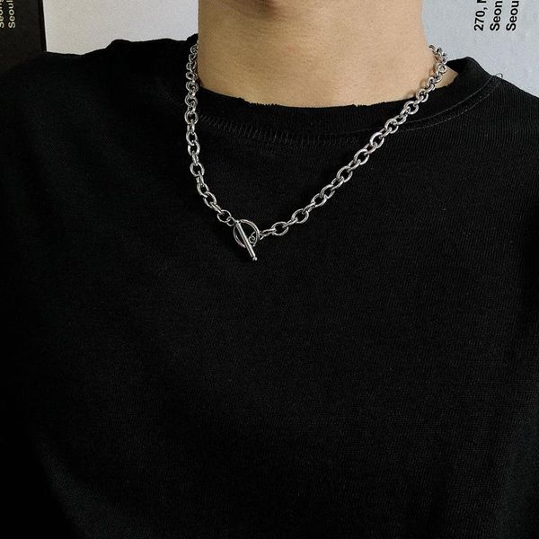 

chains classic men necklace width stainless steel long for women chain jewelry, Silver