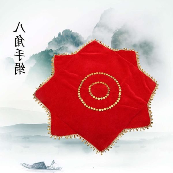 

handkerchief octagonal towel flower errenzhuan dance handkerchief, White