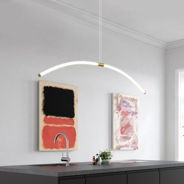 

chandeliers lodooo modern led chandelier lighting living room bedroom study hanging lights brushed copper dining kitchen