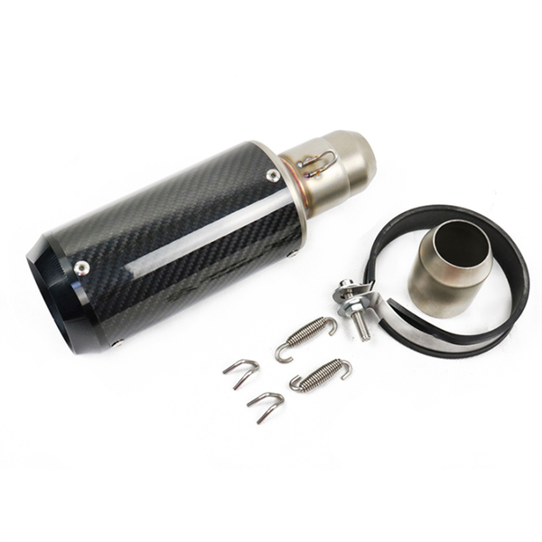 

51-60mm universal motorcycle exhaust muffler pipe with db killer real carbon fiber system