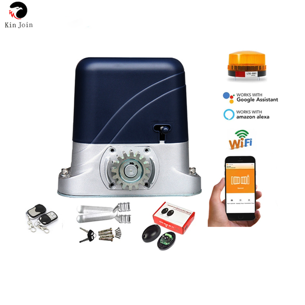 

500-1300kgs 24v 220vac sliding gate operator opener of acdc motor as door closer engine with safety sensor wifi controller kits fingerprint