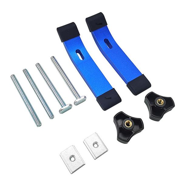 

professional hand tool sets t-track hold down clamp woodworking universal fixed jig t-slots clamping blocks platen tools diy