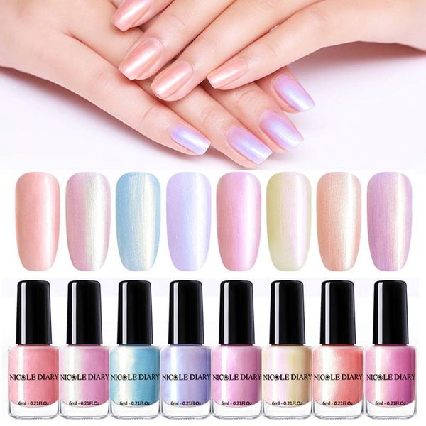 

nail polish 6ml shell peel-off pearl water-based art varnish design
