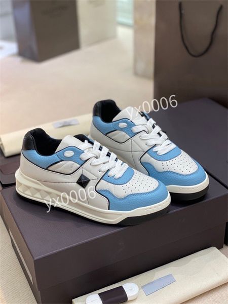

sneaker casual 35-41 shoes real leather shell sneakers trainers stripes shoe fashion trainer for man woma fs210804, Red;white