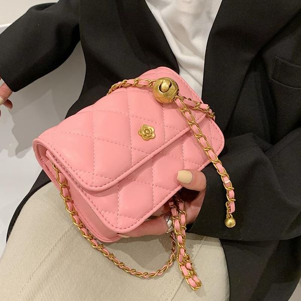 

evening bags classic mini pu leather crossbody for women 2021 trend female fashion chain design shoulder and purses