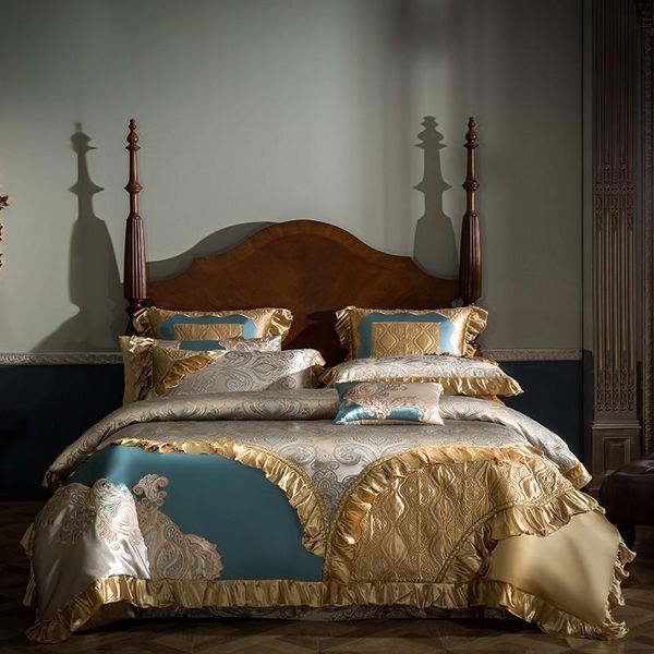 

bedding sets luxury 2000tc 100%cotton bedspread on the bed set for home linens duvet cover quilts pillowcase sheet covers