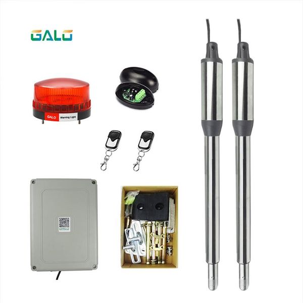 

engine electric linear actuator double leafs 300kgs motor system automatic swing gate opener fingerprint access control