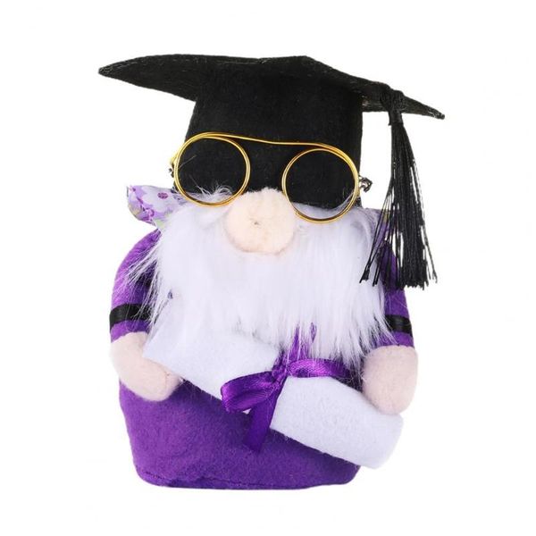 

plush gnome doll faceless 2 styles old man soft wide application handmade purple graduation season gift dwarf ornament for party favor