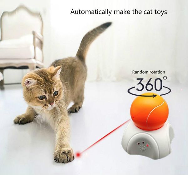 

cat toys automatic rotating laser toy for tickling cats 360 degree electric