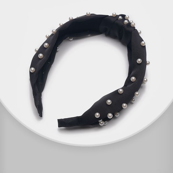 

amorita pearl knot design fashion hairband 210506, Silver