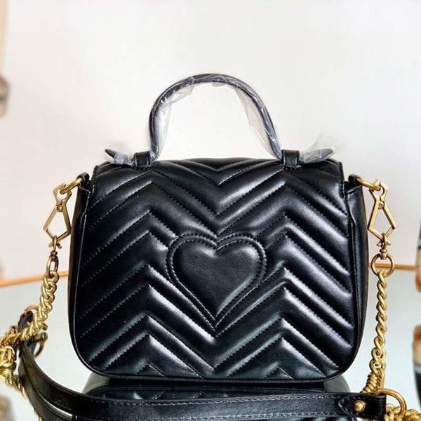 

fashion chain wallet marmont popular new wave postman women shoulder bag ladies genuine leather handbag