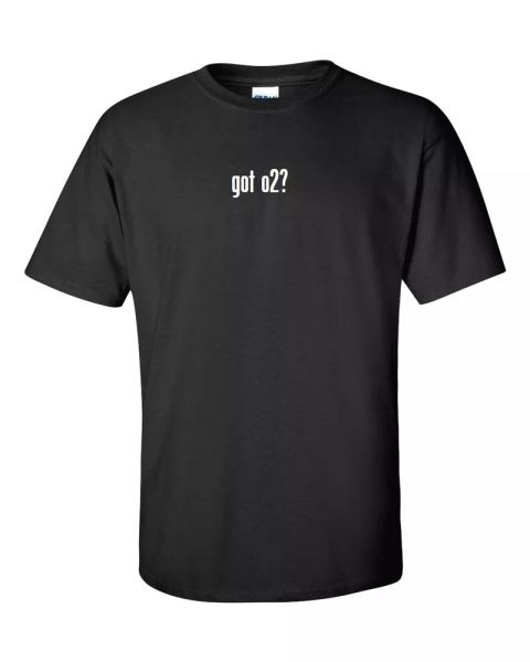 

got o2  t-shirt tee shirt funny gift cotton solid black white s-5xl, White;black