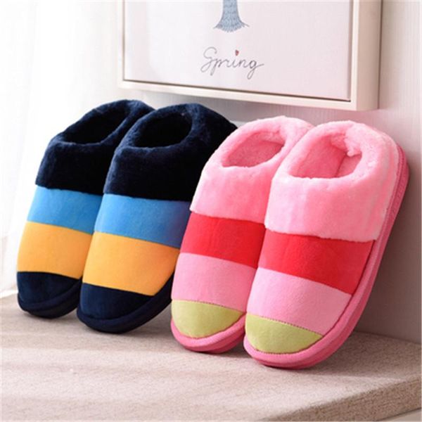 

winter women's cozy memory foam slippers non-slip shoes house indoor outdoor warm mute thick bottom candy colors lovers, Black