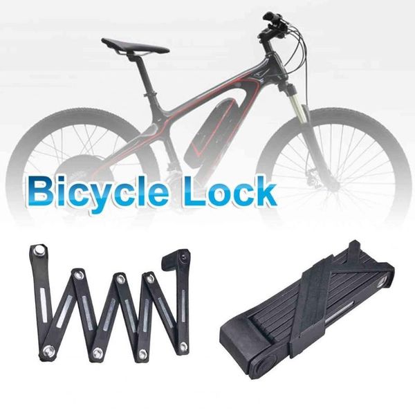 

bike locks bicycle lock folding heavy duty metal portable motorcycle for electric