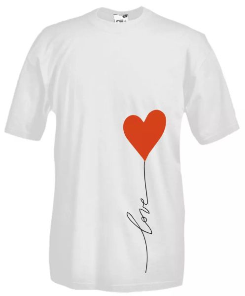 

t-shirt shirt dm31 love is, White;black