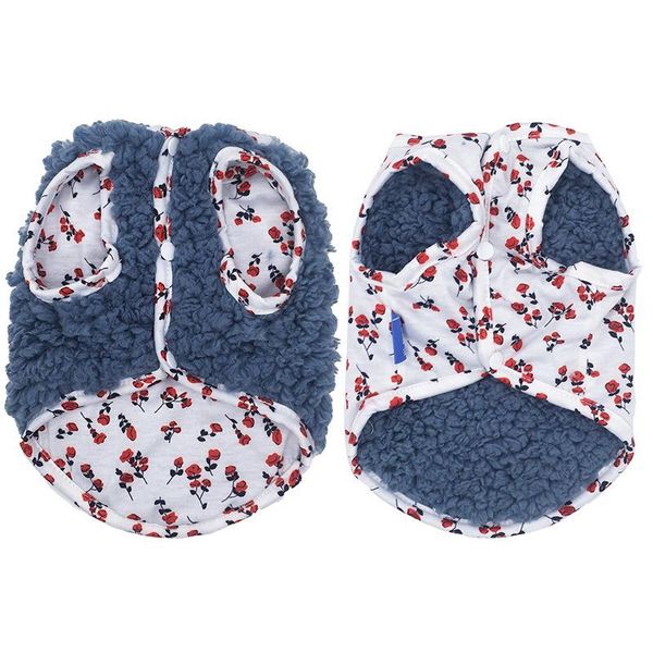 

dog apparel winter vest thick warm fleece clothes for small medium dogs down coat