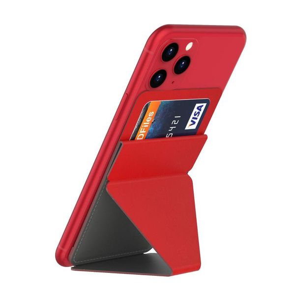 

bakeey portable phone holder stickable ultra-thin magnetic multicolor card suitable for all mobile phones cell mounts & holders