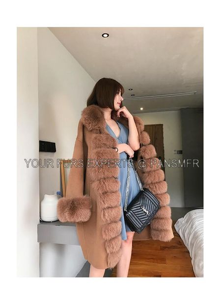 

women's fur & faux discounts sale warm windproof winter clothes women natural real mink coat luxury custom big size and color fg, Black