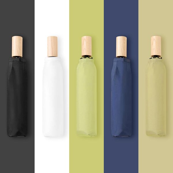 

umbrellas folding uv protection umbrella storage waterproof solid color mini travel rain sunny pocket paraguas gear df50ys